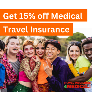 15% off Travel Medical 